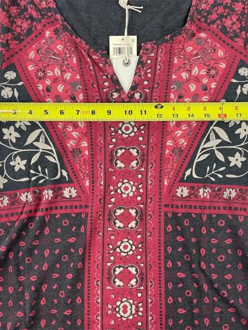 Lucky Brand Peasant Top Womens Size L NWT - Picture 8 of 8